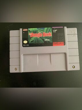 Nintendo The Jungle Book SNES Cartridge - Gray